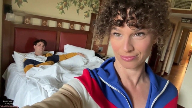 Real Stepmom and Stepson Caught on Vacation